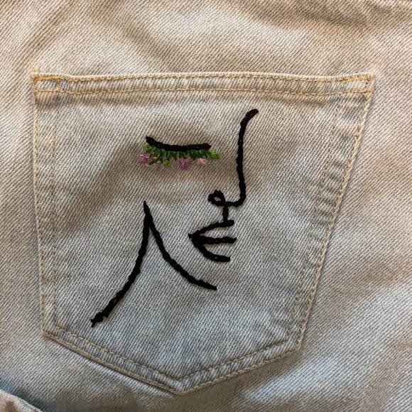 Skinny low waist H&M jean shorts - Picture 3 of 3